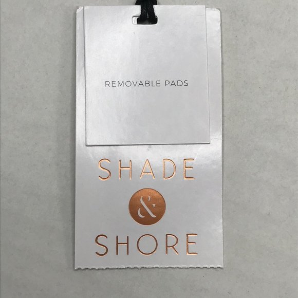 Shade And Shore Women's Sz. 36DD Tie Strap Textured Bralette Bikini Swim Top New - Picture 3 of 13